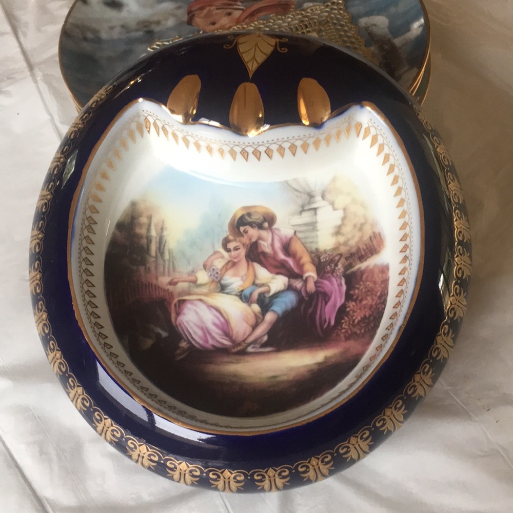 Vintage Lemonge French design ashtray ☀️